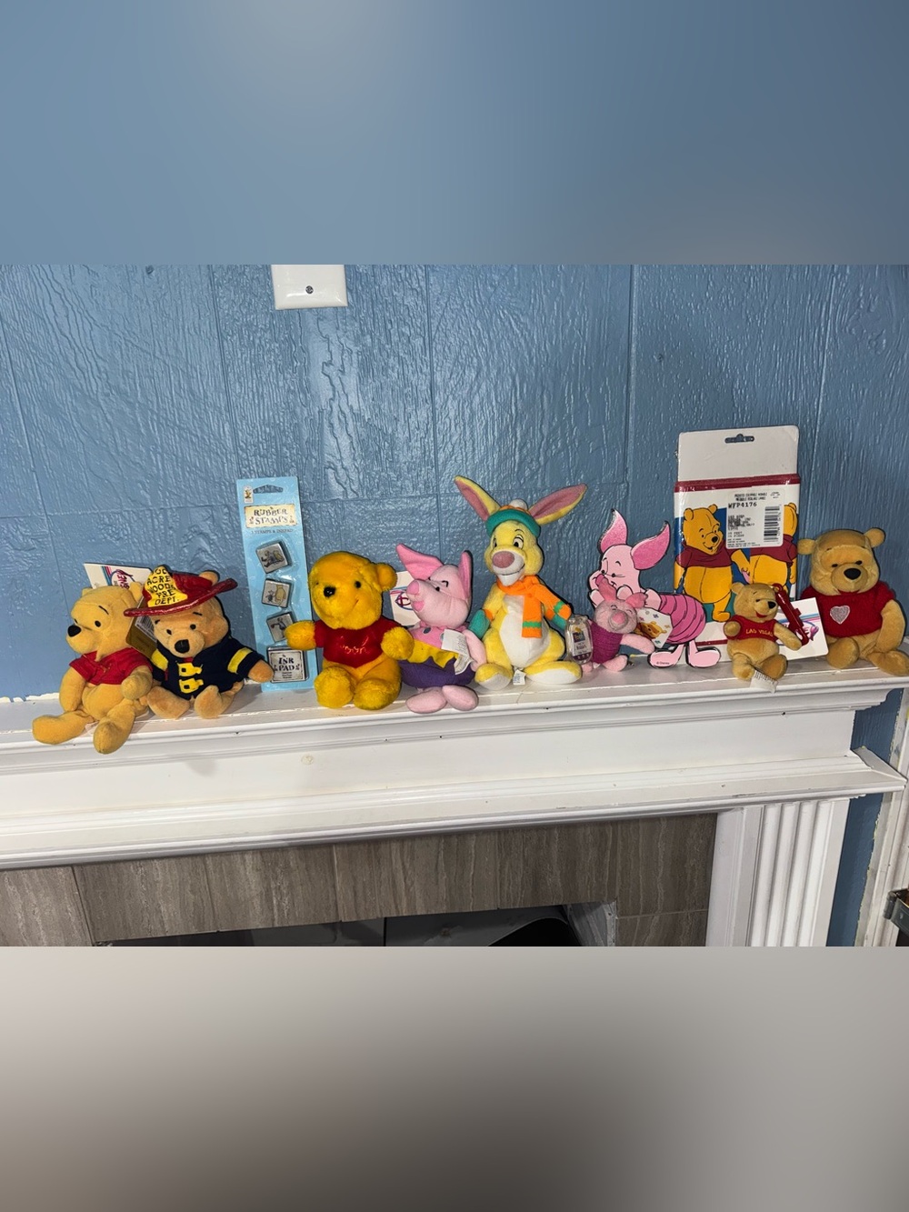 Disney Winnie the Pooh & Friends Plush Set - Yellow, Pink, Green